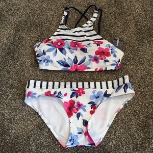 High neck bikini from lands end. New with tags